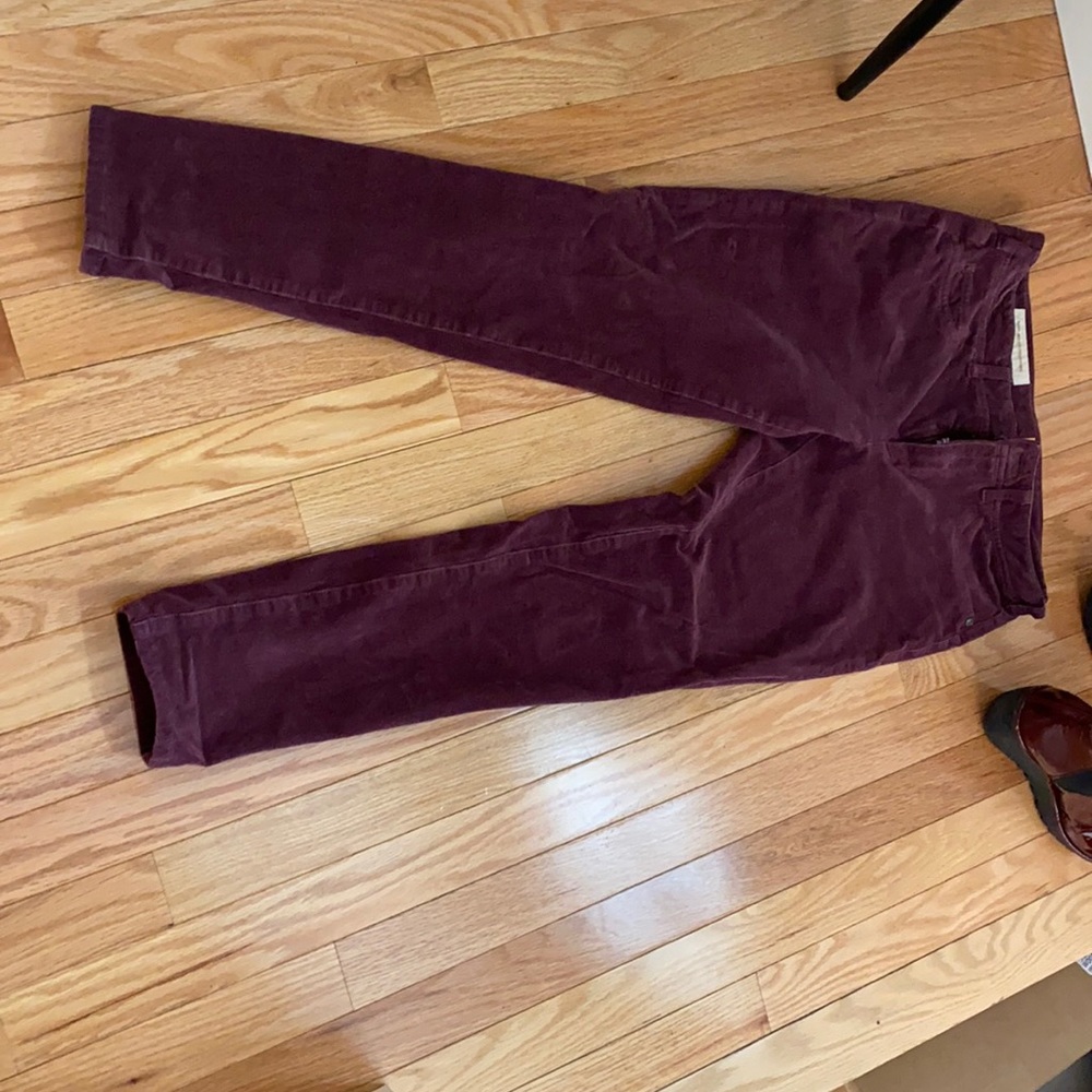 Anthropologie Pilcro maroon pants